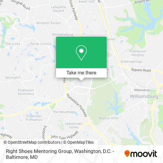 Mapa de Right Shoes Mentoring Group