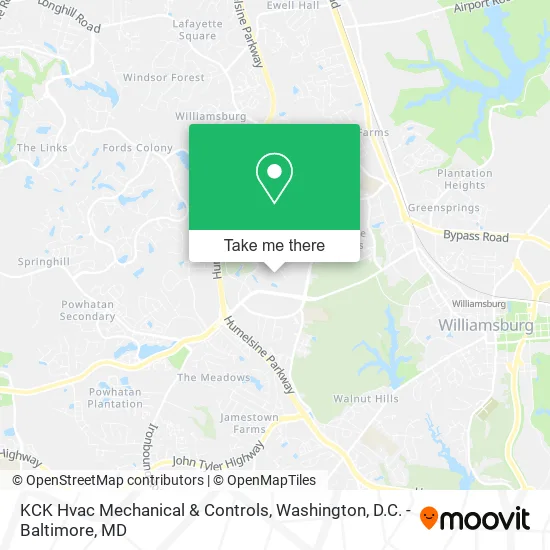 KCK Hvac Mechanical & Controls map