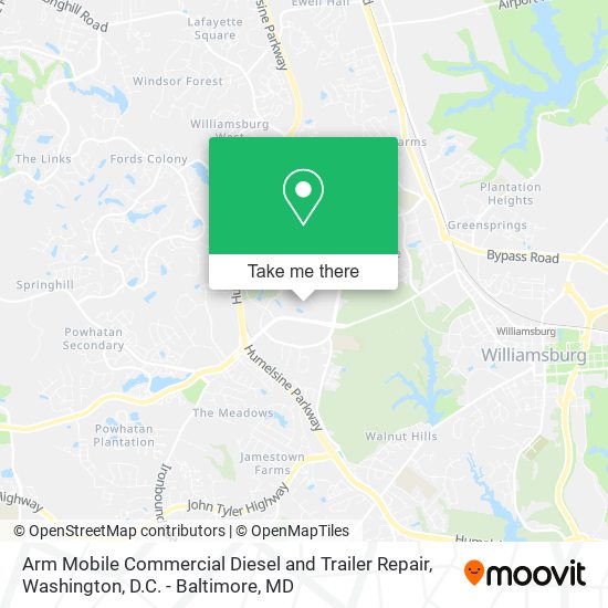 Arm Mobile Commercial Diesel and Trailer Repair map