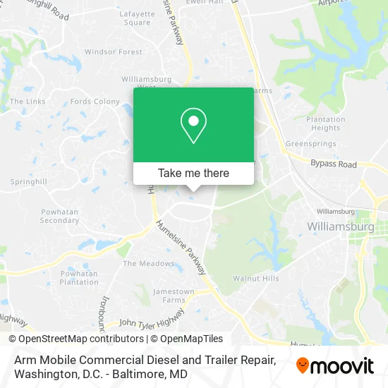 Arm Mobile Commercial Diesel and Trailer Repair map