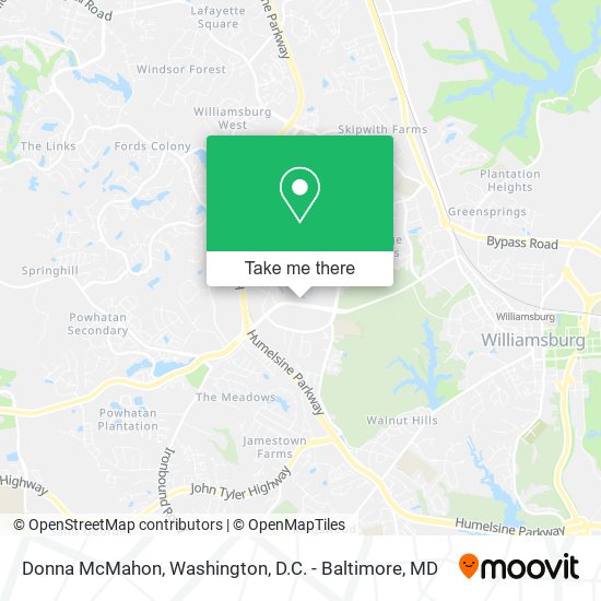 Mapa de Donna McMahon