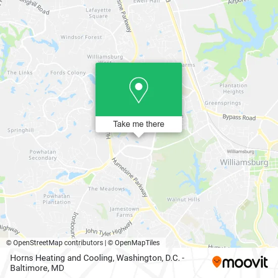 Horns Heating and Cooling map