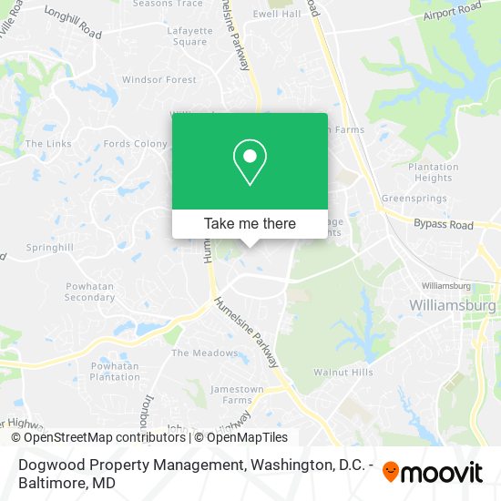 Dogwood Property Management map