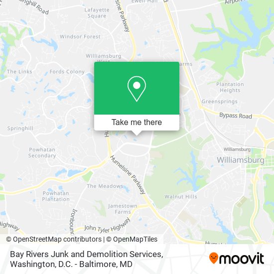 Mapa de Bay Rivers Junk and Demolition Services