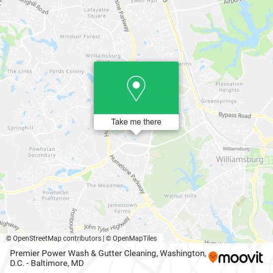 Premier Power Wash & Gutter Cleaning map