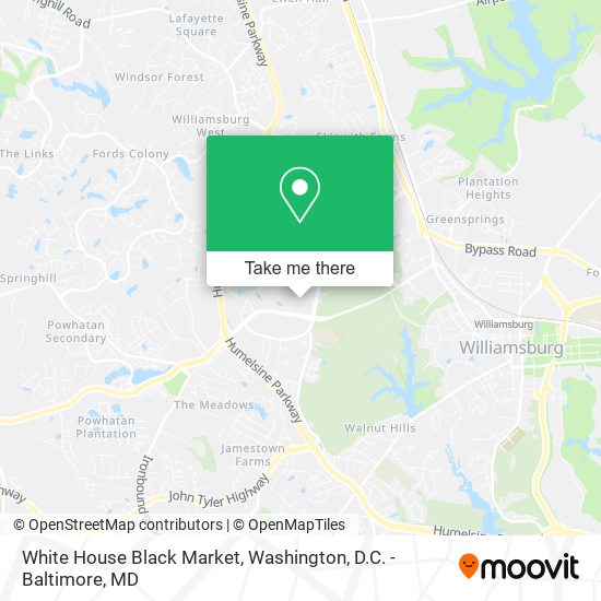 Mapa de White House Black Market
