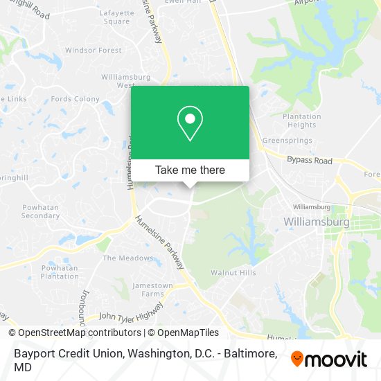 Mapa de Bayport Credit Union