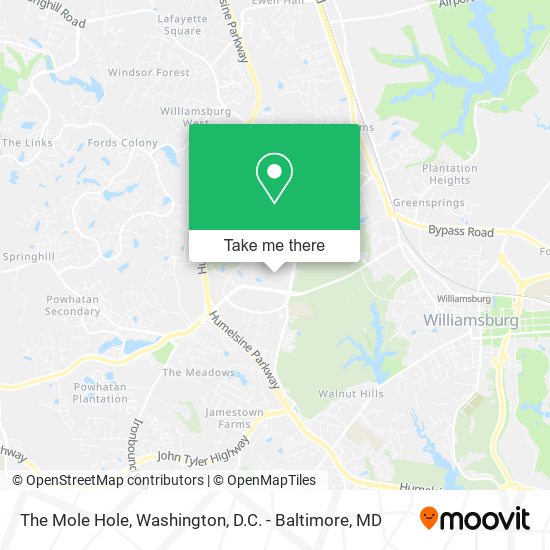 The Mole Hole map