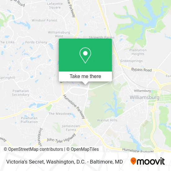 Victoria's Secret map