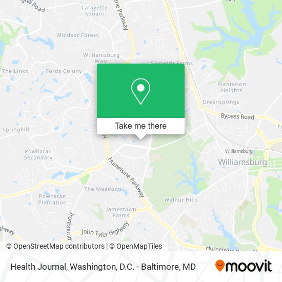 Health Journal map