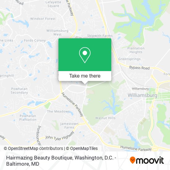 Mapa de Hairmazing Beauty Boutique