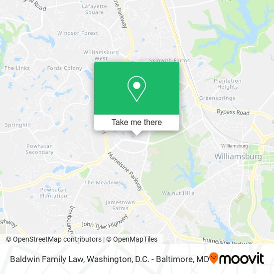 Baldwin Family Law map