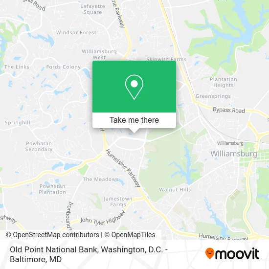 Old Point National Bank map