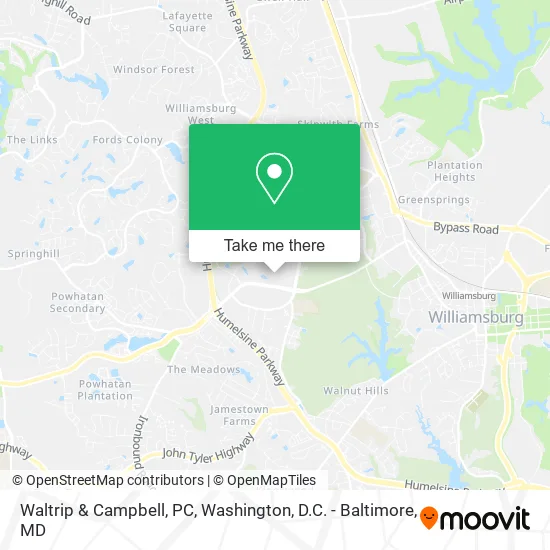 Waltrip & Campbell, PC map