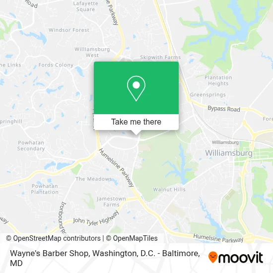 Wayne's Barber Shop map