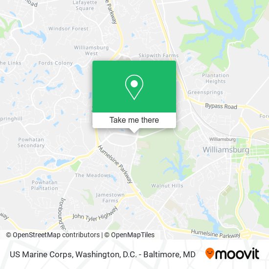 Mapa de US Marine Corps