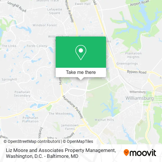 Liz Moore and Associates Property Management map