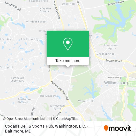 Cogan's Deli & Sports Pub map