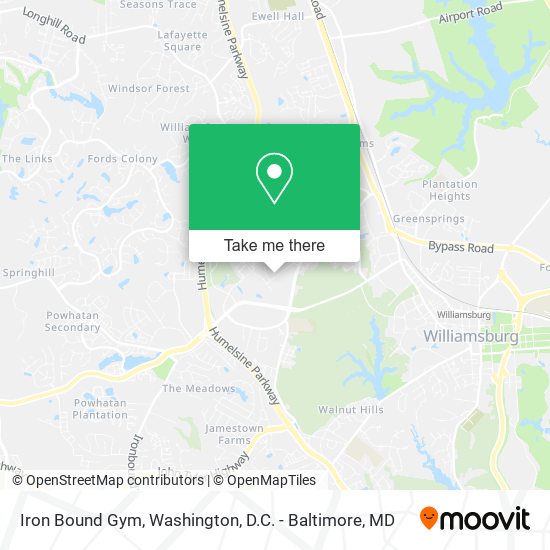 Iron Bound Gym map