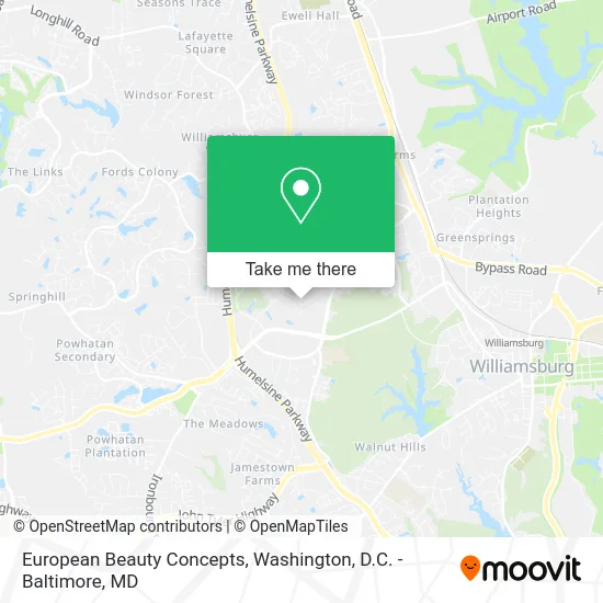 European Beauty Concepts map