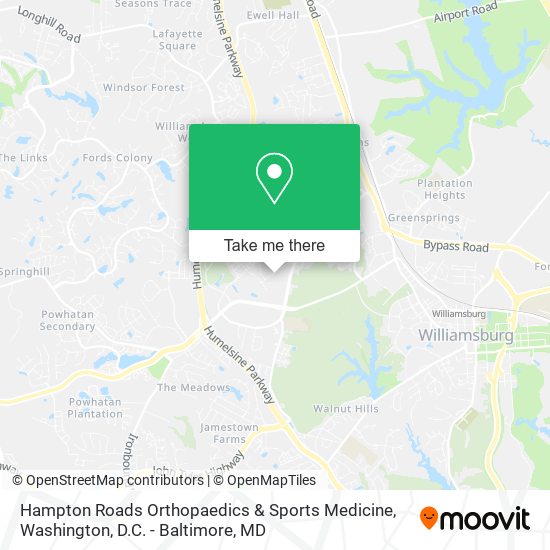 Mapa de Hampton Roads Orthopaedics & Sports Medicine