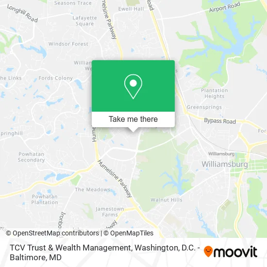 Mapa de TCV Trust & Wealth Management