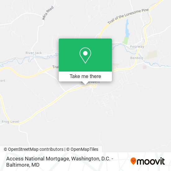 Access National Mortgage map