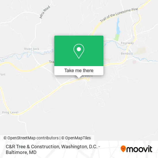 C&R Tree & Construction map