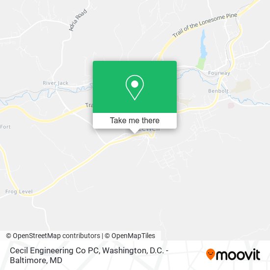 Cecil Engineering Co PC map