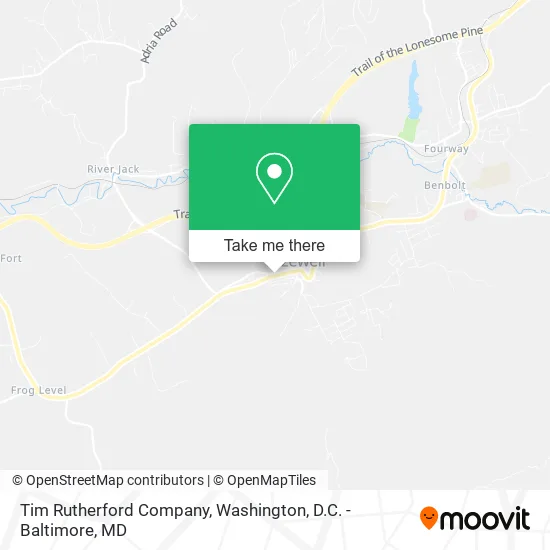 Tim Rutherford Company map