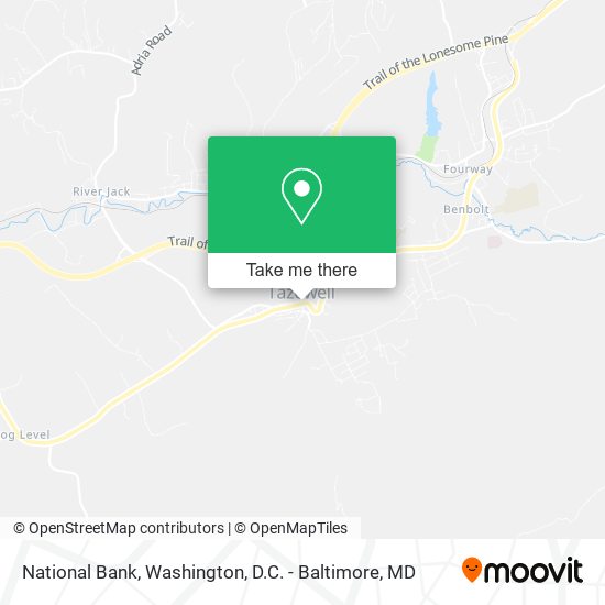 National Bank map