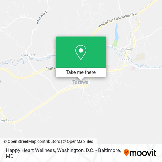 Mapa de Happy Heart Wellness
