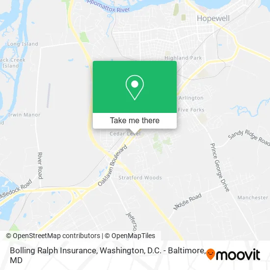 Bolling Ralph Insurance map