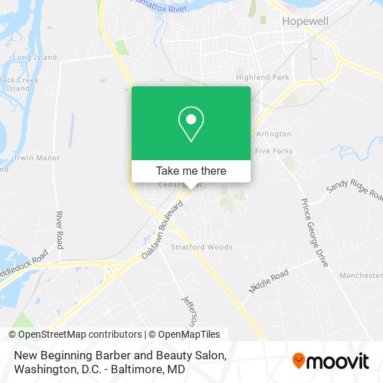New Beginning Barber and Beauty Salon map