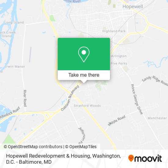 Hopewell Redevelopment & Housing map