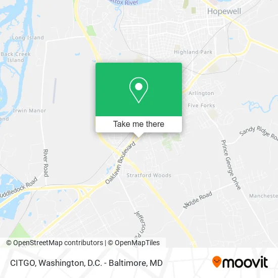 CITGO map