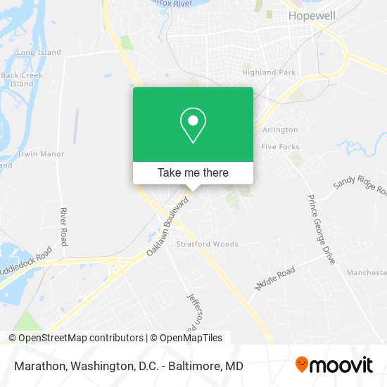 Marathon map