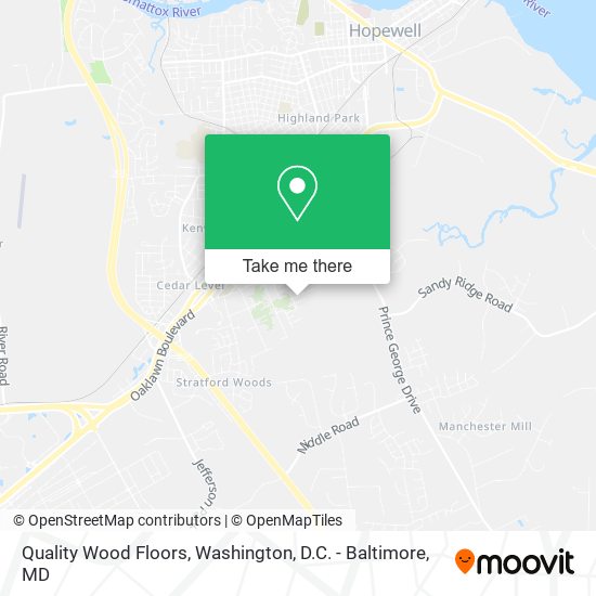 Quality Wood Floors map