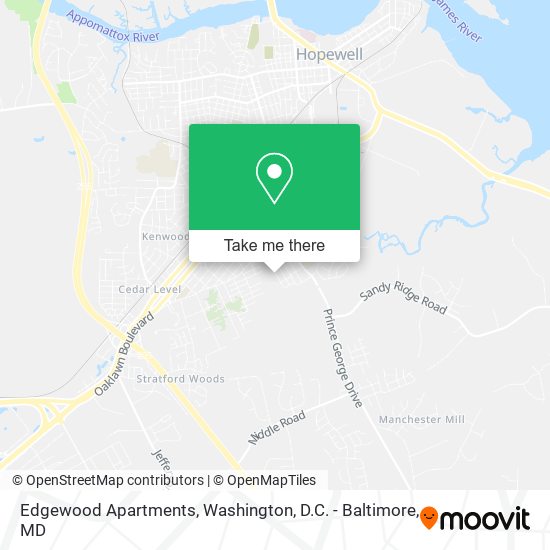 Edgewood Apartments map