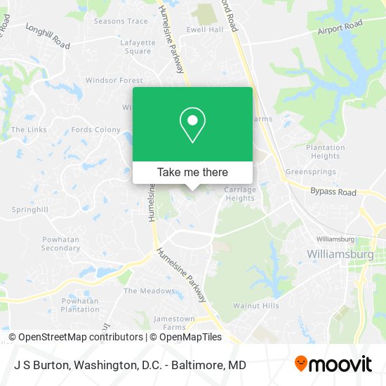 J S Burton map