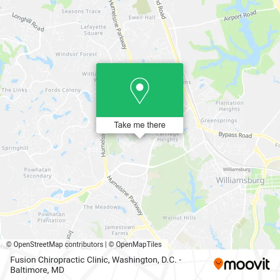 Fusion Chiropractic Clinic map