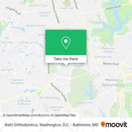 Mapa de Behl Orthodontics