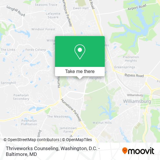 Thriveworks Counseling map