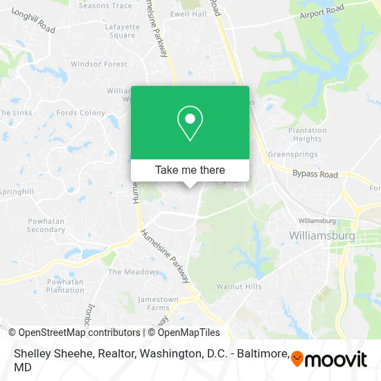 Shelley Sheehe, Realtor map