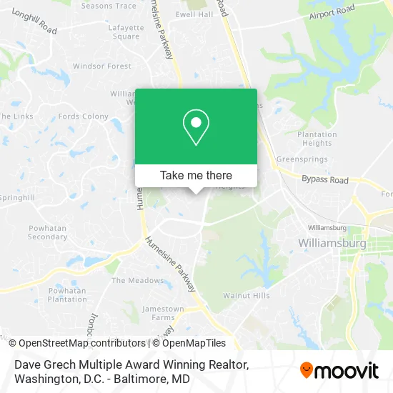 Dave Grech Multiple Award Winning Realtor map