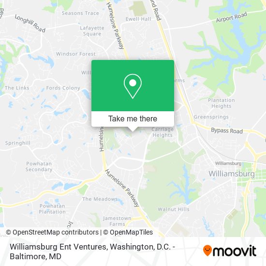 Williamsburg Ent Ventures map