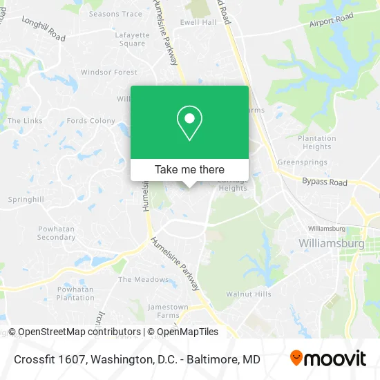 Crossfit 1607 map