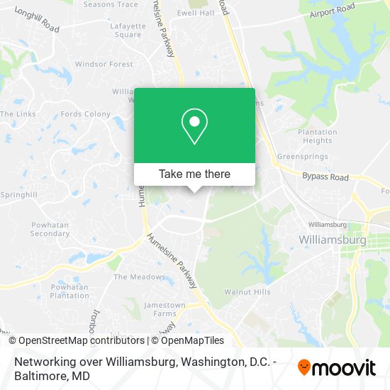 Networking over Williamsburg map