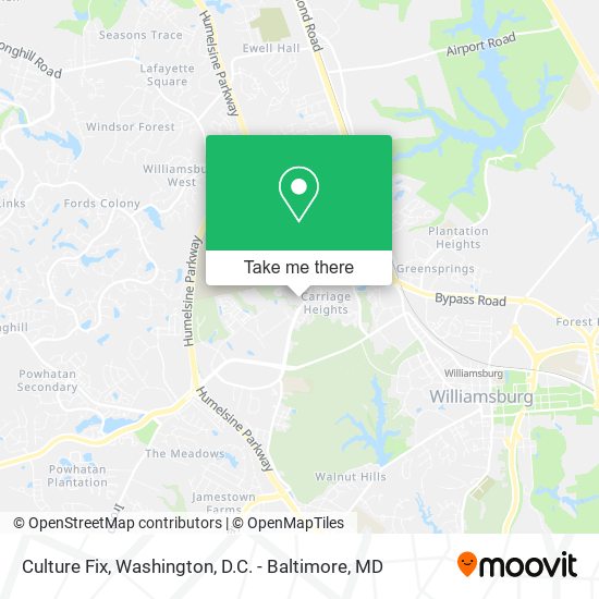 Culture Fix map