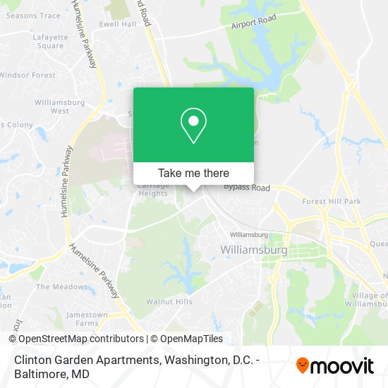 Clinton Garden Apartments map